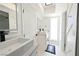 Elegant bathroom with dual vessel sinks, modern fixtures, and a bright, airy feel from the natural light at 4193 W Warm Springs Rd, Las Vegas, NV 89118