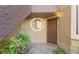 Inviting entryway with brick walkway and landscaping at 5002 S Rainbow Blvd # 106, Las Vegas, NV 89118
