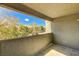 Patio providing relaxing outdoor views of trees and neighborhood at 555 E Silverado Ranch Blvd # 2086, Las Vegas, NV 89183