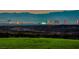 Stunning aerial view of Las Vegas city skyline from the property at 61 Contrada Fiore Dr, Henderson, NV 89011