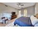 Spacious bedroom with hardwood floors and en-suite bathroom at 61 Contrada Fiore Dr, Henderson, NV 89011