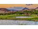 Lake Las Vegas golf course with water features and mountain views at 61 Contrada Fiore Dr, Henderson, NV 89011