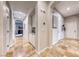 Bright hallway with tile floors and access to other rooms at 61 Contrada Fiore Dr, Henderson, NV 89011