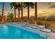 Gorgeous pool and spa with mountain views at 61 Contrada Fiore Dr, Henderson, NV 89011
