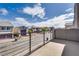 Private balcony overlooking the community and streetscape at 8541 S Pioneer Way, Las Vegas, NV 89113