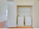Convenient laundry closet with washer and dryer hookups at 8557 Nature Scene Dr, Las Vegas, NV 89139