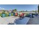 Well-manicured backyard with outdoor seating and lush landscaping, perfect for relaxation and entertaining at 8880 W Ann Rd, Las Vegas, NV 89149