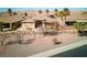 Desert home featuring desert landscaping, and a backyard patio at 1428 Chaparral Dr, Mesquite, NV 89027
