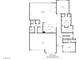 Detailed floorplan of the home's first floor, showcasing the layout of the bedrooms, kitchen, and living spaces at 21 Grey Owl Ct, Las Vegas, NV 89135