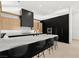 Modern kitchen with island and bar seating at 21 Grey Owl Ct, Las Vegas, NV 89135