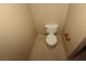 Toilet with tile flooring against neutral walls in a cozy bathroom for your convenience at 2110 Los Feliz St # 2052, Las Vegas, NV 89156