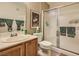 Full bathroom with shower and updated vanity at 3055 Key Largo Dr # 203, Las Vegas, NV 89120