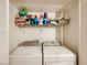 Laundry closet with washer and dryer at 3055 Key Largo Dr # 203, Las Vegas, NV 89120