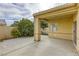 Covered patio with concrete flooring and a relaxing atmosphere at 448 Wonderstone Dr, Las Vegas, NV 89107