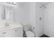 Clean bathroom featuring a shower and white subway tiles at 4554 S Nellis Blvd, Las Vegas, NV 89121