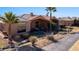 Home with putting green, patio, and water feature next to golf course at 479 Via Ventana Dr, Mesquite, NV 89027