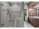 Spa-like bathroom with a large walk-in shower at 479 Via Ventana Dr, Mesquite, NV 89027