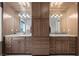 Elegant bathroom with double vanity and ample storage at 479 Via Ventana Dr, Mesquite, NV 89027