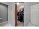 Large walk-in closet with ample hanging space and shelving at 479 Via Ventana Dr, Mesquite, NV 89027