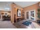 Spacious entryway with tile flooring, double doors, and view to kitchen at 479 Via Ventana Dr, Mesquite, NV 89027