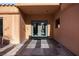 Inviting entryway with double doors and tile flooring at 479 Via Ventana Dr, Mesquite, NV 89027