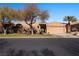 Front view of a charming single-story home with a garage at 479 Via Ventana Dr, Mesquite, NV 89027
