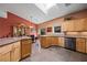 Spacious kitchen features granite counters, stainless steel appliances, and an island at 479 Via Ventana Dr, Mesquite, NV 89027