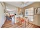 Casual breakfast nook with adjacent view of the living room at 5105 Kingsbridge Dr, Las Vegas, NV 89130