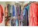 Large walk-in closet with ample hanging space at 5105 Kingsbridge Dr, Las Vegas, NV 89130