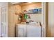 Convenient laundry room with washer and dryer included at 5105 Kingsbridge Dr, Las Vegas, NV 89130
