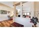 Open living room with a view into the dining area at 5105 Kingsbridge Dr, Las Vegas, NV 89130