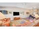 Living room showcasing hardwood floors and comfortable seating at 5105 Kingsbridge Dr, Las Vegas, NV 89130
