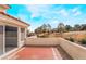 Back patio with an elevated view of desert landscaping at 6914 Emerald Springs Ln, Las Vegas, NV 89113