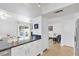 Kitchen with granite counters, stainless steel appliances, and breakfast bar at 9377 Lotus Elan Dr, Las Vegas, NV 89117