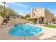 Relaxing pool and spa area with a patio and pergola at 9377 Lotus Elan Dr, Las Vegas, NV 89117