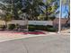 Entrance to Silver Pines community at 10524 Pine Gardens Ct # 203, Las Vegas, NV 89144
