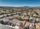 Residential neighborhood with desert landscaping and mountain views at 10649 Bella Ordaz Way, Las Vegas, NV 89141