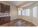 Dining area features a built-in serving station and natural light at 10649 Bella Ordaz Way, Las Vegas, NV 89141