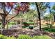Inviting community area featuring picnic tables, barbecue grills, and lush landscaping at 1700 Hills Of Red Dr # 202, Las Vegas, NV 89128