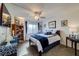 Spacious bedroom with a comfortable bed and plenty of natural light at 2173 Aspen Mirror Way # 101, Laughlin, NV 89029