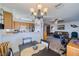 Dining area with table and chairs, open to living room at 2173 Aspen Mirror Way # 101, Laughlin, NV 89029
