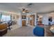 Open concept living area with kitchen and dining views at 2173 Aspen Mirror Way # 101, Laughlin, NV 89029