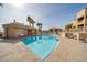 Enjoy this sparkling community pool with plenty of sun at 2173 Aspen Mirror Way # 101, Laughlin, NV 89029