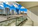 Balcony offering panoramic views of the city, highlighting the lush landscape and clear blue skies at 222 Karen Ave # 1005, Las Vegas, NV 89109