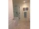 Clean bathroom with walk-in shower and tiled floors at 29 Montelago Blvd # 309, Henderson, NV 89011