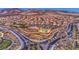 Aerial view of community with pools and clubhouse at 2920 Josephine Dr, Henderson, NV 89044