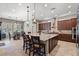 Open kitchen with large island and stainless steel appliances at 2920 Josephine Dr, Henderson, NV 89044