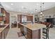 Gourmet kitchen featuring large island, stainless steel appliances, and granite countertops at 2920 Josephine Dr, Henderson, NV 89044