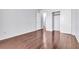 This bedroom features laminate floors and a closet for convenient storage at 6250 W Flamingo Rd # 98, Las Vegas, NV 89103