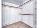 Walk-in closet with shelving and rod for ample storage at 6250 W Flamingo Rd # 98, Las Vegas, NV 89103